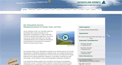 Desktop Screenshot of ostseeklinik-groemitz.de